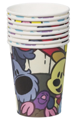 Woezel en Pip bekers - Multicolor - 8 stuks - 250ml