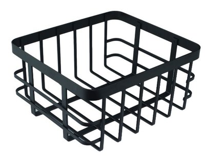 Industriele mand Christa - Maat S - Zwart - Metaal - 20x18x10 cm