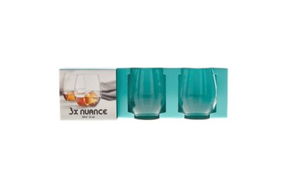Nuance Waterglazen - set van 3 - Transparant