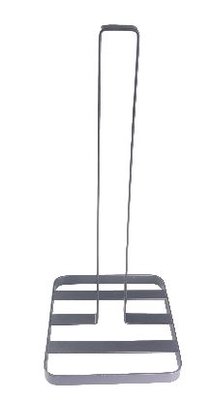 Keukenrolhouder met standaard RALPH - Zwart - Metaal - 32,5cm