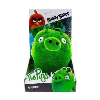 Angry Birds Sleutelhanger The Pigs - Knuffel - 14 cm