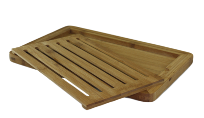Broodplank ROBIN - Bamboe - 38x25x2cm
