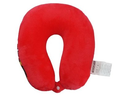 Emoji nekkussen - Rood - 27x24 cm