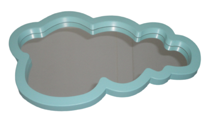 Spiegel MAYA - Wolk - Blauw - 40x24x2cm