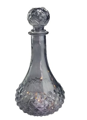 Karaf met verlichting - Blauw - H28 x Ø11,5 cm