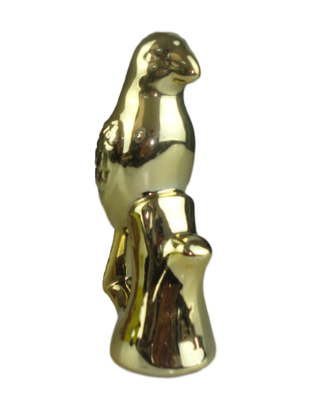 Decoratieve vogel FENNA - Goud - Keramiek - 9 x 5 x 15 cm