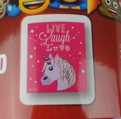 Emoji Unicorn fleece deken - Multicolor - 120 x 140 cm