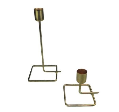 Kandelaar ERIC - Goud - Maat S - 9 x 7.5 x 7.5 cm