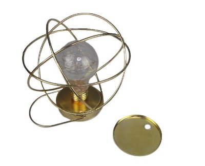 Draad LED Lantaarn RIJO - Goud - Metaal - 15 x 15 x 14.5 cm