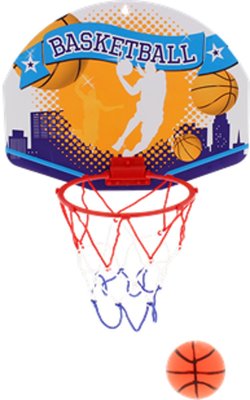 Basketbal speelset - Multicolor - Kunststof - 27,5 x 21,5 cm