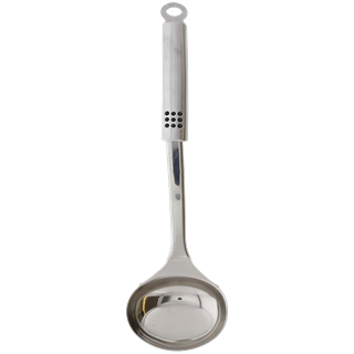 Excellent Houseware Soeplepel EGBERT - Zilver - RVS - 33 cm - Opscheplepel