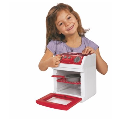 My Little Home oven - Rood / Wit - Kunststof