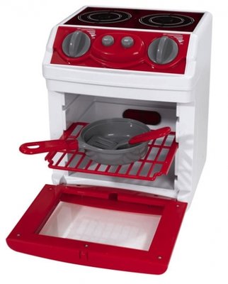 My Little Home oven - Rood / Wit - Kunststof