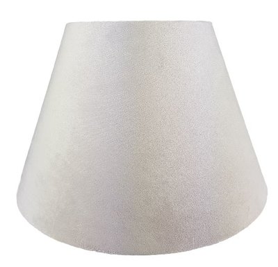 Fluwelen lampenkap DOMINIQUE - Beige - Ø 38 x h 25 cm