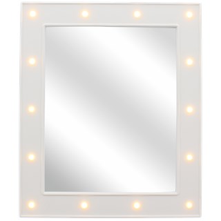 LED Spiegel JORIN - Wit - Metaal - 27 x 32 cm