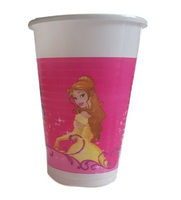 Disney Prinsessen Bekers - Roze - 200ml - 15 stuks