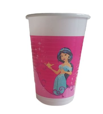 Disney Prinsessen Bekers - Roze - 200ml - 15 stuks