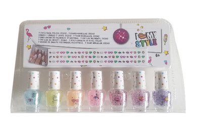 7 dagen nagellak voor kinderen - Multicolor - Glitter