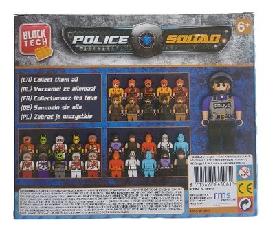 Block Tech - Politie speelfiguren - 10 stuks - Multicolor - Lego