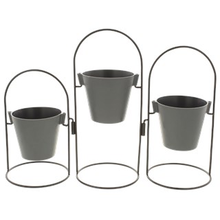 3 Luik Bloempot standaard META - Ø 9cm - 36 x 12 x 28 cm