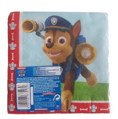 30 Paw Patrol servetten - 2 laags