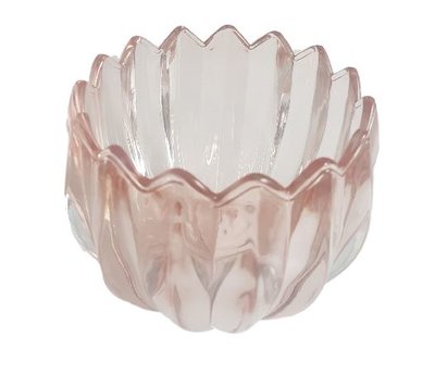 Theelichthouder FEMKE - Roze - Ø 11 x h 10.5 cm