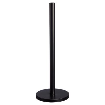 Toiletrolhouder JOHN - Zwart - Ø 15 x h 43 cm