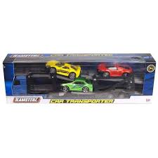 Mega autotransporter met 3 auto's - Multicolor - Kunststof