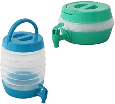 Opvouwbare container met tapkraan FLORIAN - Rood - 3.3 L - Water Tap