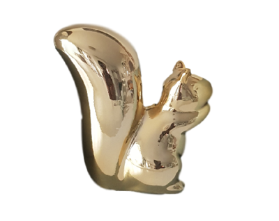 Beeld Eekhoorn SAM - Goud - 11 cm