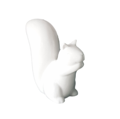 Beeld Eekhoorn SAM - Wit - 11 cm