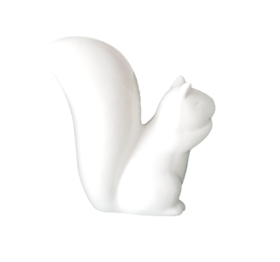 Beeld Eekhoorn SAM - Wit - 11 cm