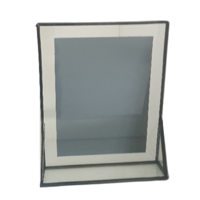 Make-up spiegel NADINE - Zwart - Metaal / Glas - 17 x 4.5 x 21 cm